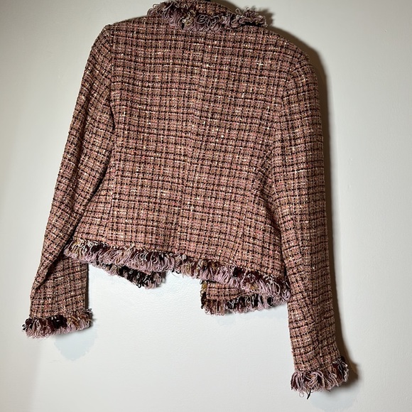 Classic Tweed jacket -10 never worn ABS with inside hooks - Picture 3 of 10